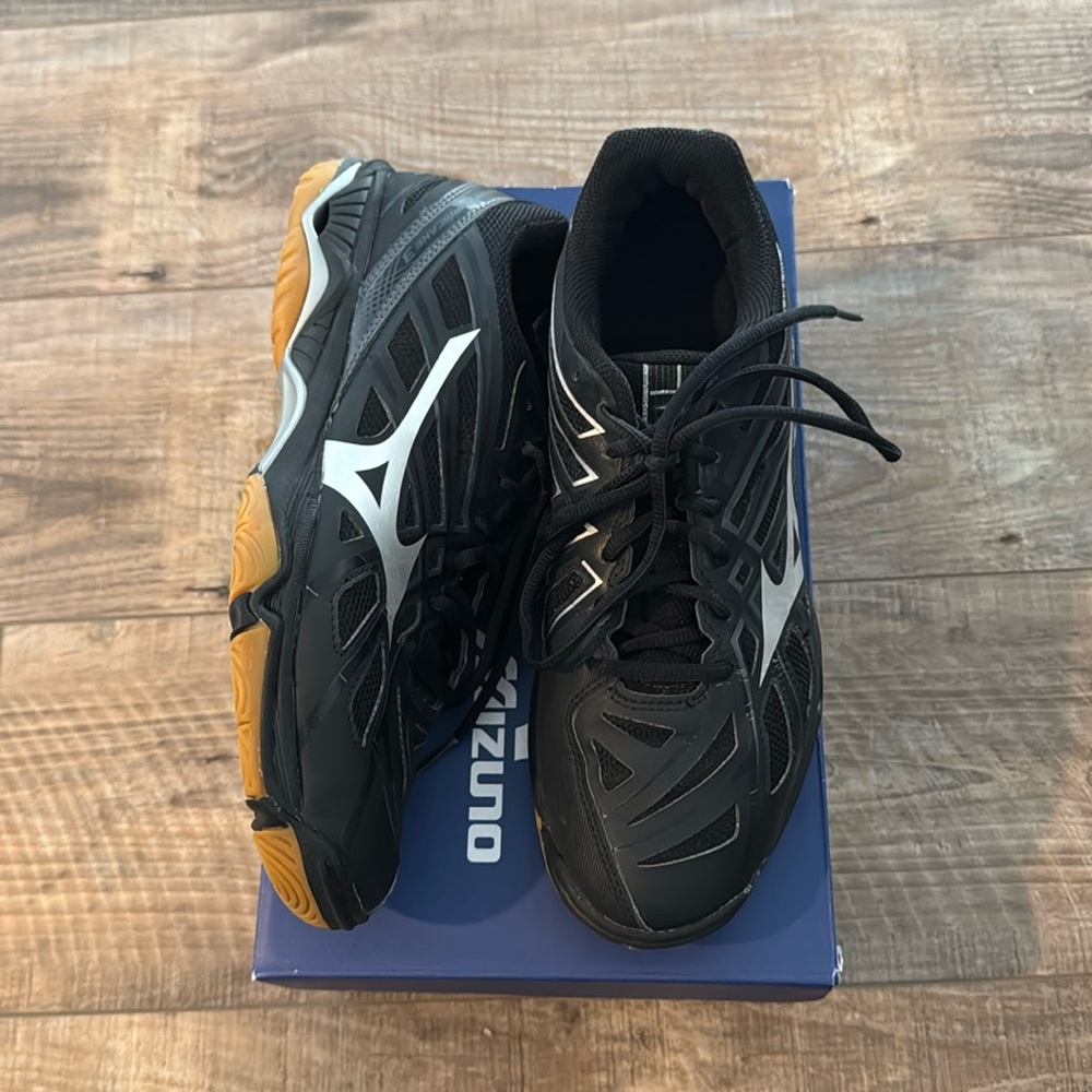 Mizuno Wave Hurricane 3 Indoor Volleyball Shoes Size 10 Black